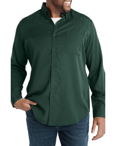 Johnny Bigg Lincoln Relaxed Fit Button-down Shirt - Green