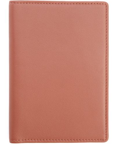 ROYCE New York Personalized Rfid Leather Card Case - Brown