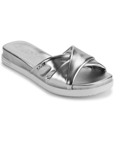 DKNY Jezebel Slide Sandal - Gray