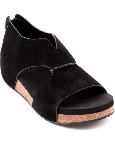 Volatile Gainsbourg Platform Wedge Sandal - Black
