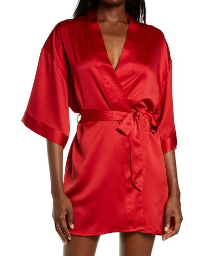 Black Bow Muse Robe - Red