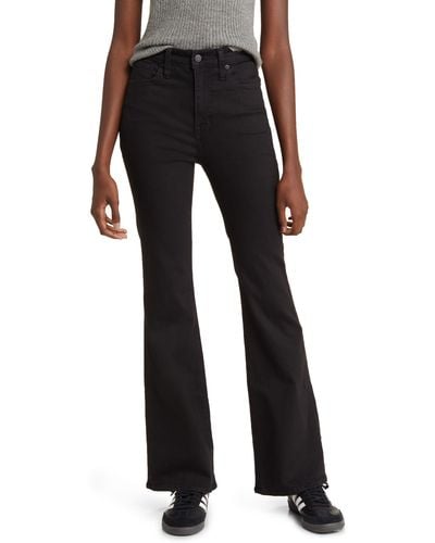 Madewell Skinny Flare Jeans - Black