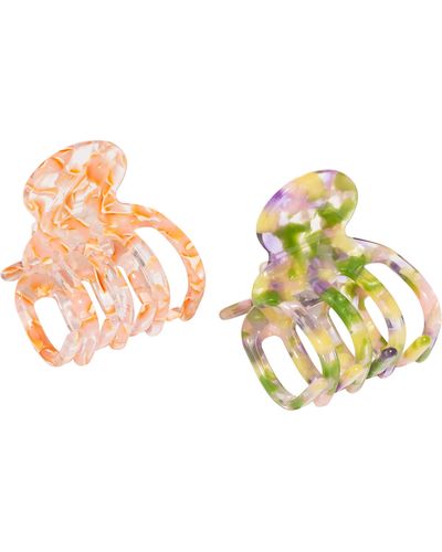 L. Erickson Go-go Assorted 2-pack Jaw Clips - Multicolor