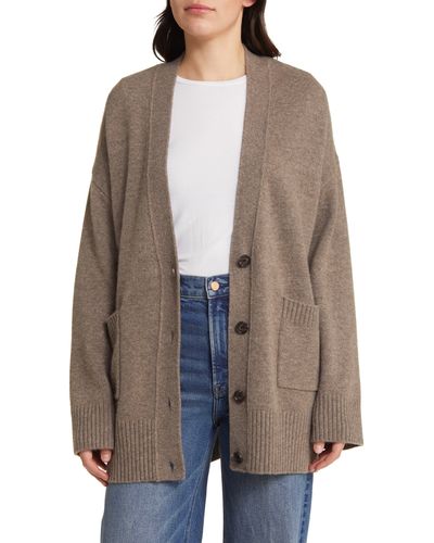 Rails Perry Wool & Cashmere Cardigan - Brown