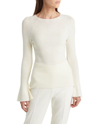 Kobi Halperin Mercer Rib Wool Sweater - White