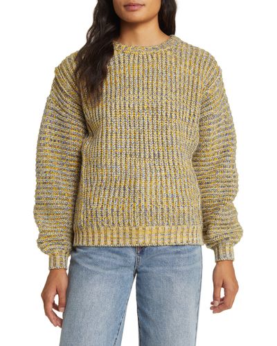 Magaschoni Chunky Wool Blend Sweater - Natural