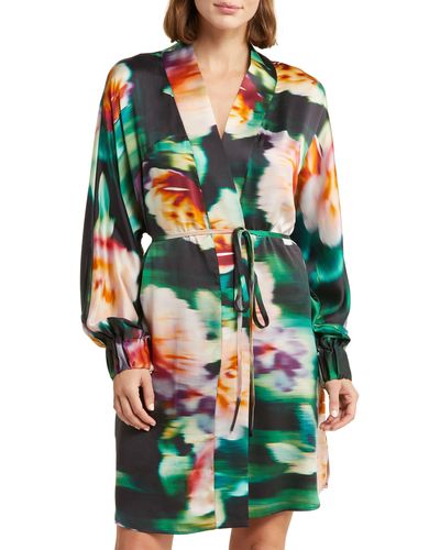 Lunya Washable Silk Robe - Multicolor