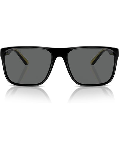 Scuderia Ferrari 59mm Square Sunglasses - Black