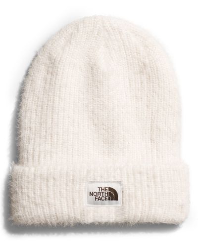 The North Face Salty Bae Knit Beanie - White