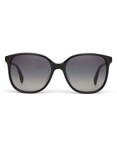 TOMS Sandela 55mm Polarized Round Sunglasses - Multicolor