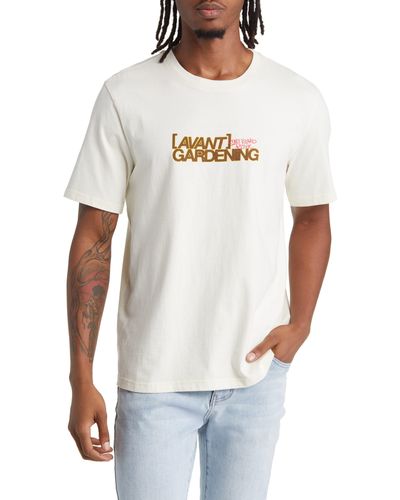 Coney Island Picnic Portrait Organic Cotton Graphic T-shirt - White