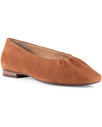 Seychelles The Little Things Square Toe Ballet Flat - Brown