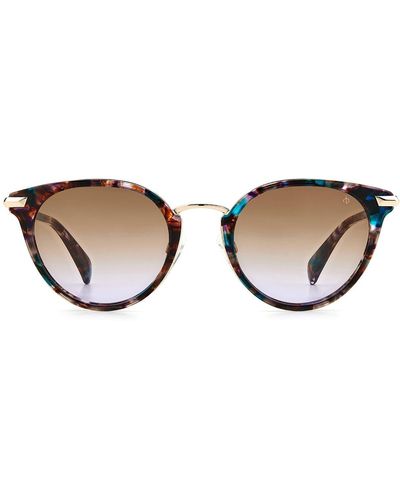 Rag & Bone 53mm Round Sunglasses - Multicolor