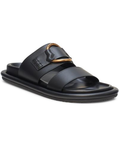 Moncler Bell Slide Sandal - Black