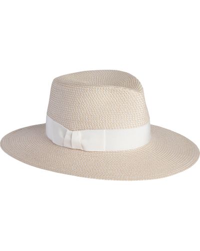 Eric Javits Squishee® Instinct Straw Sun Hat - White