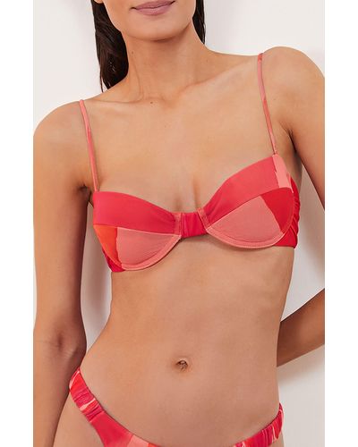 ViX Rambla Jennie Underwire Bikini Top - Red