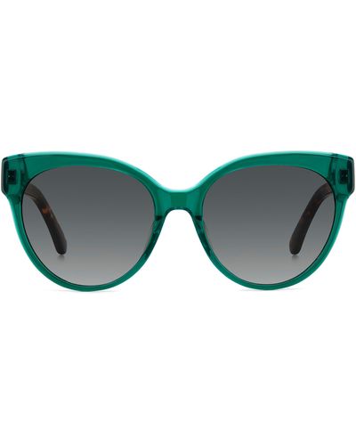 Kate Spade Aubriela 55mm Gradient Round Sunglasses - Green
