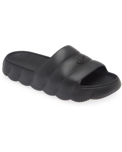 Moncler Lilo Slide Sandal - Gray
