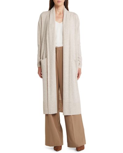 Nordstrom Wool & Cashmere Cardigan - Natural