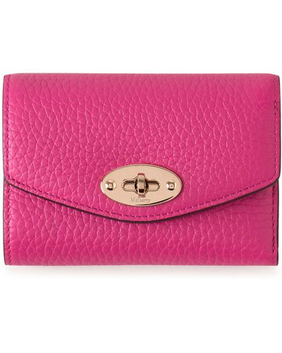 Mulberry Darley Folded Leather Wallet - Red