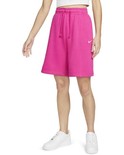 Nike Sportswear Essential Fleece Shorts - Pink