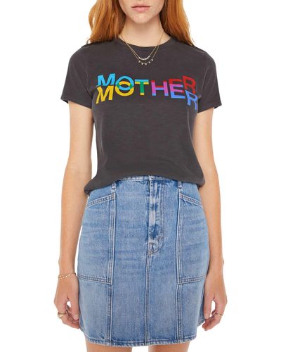 Mother The Lil Sinful Graphic Tee - Blue