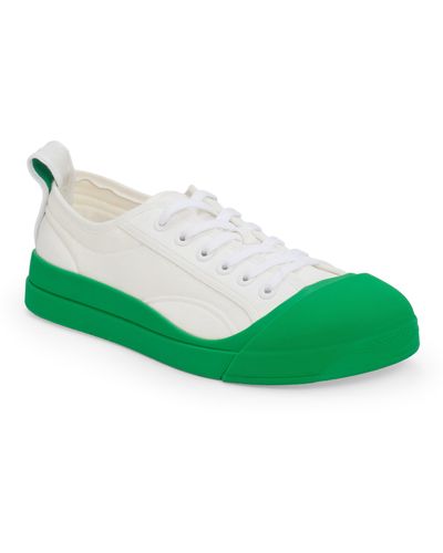 Bottega Veneta Vulcan Low Top Sneaker - Green