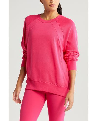 Zella Drew Crewneck Sweatshirt - Pink