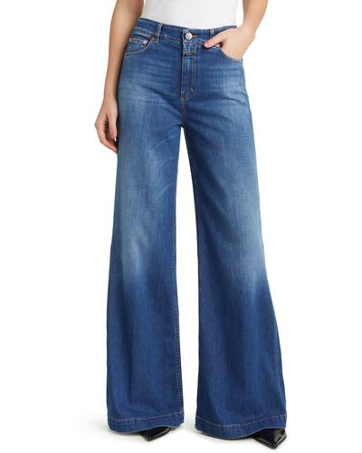 Closed Glow Up Wide Leg Jeans - Blue
