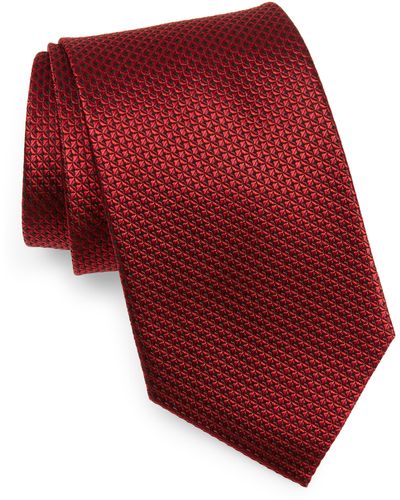 Nordstrom Silk X-long Tie - Red