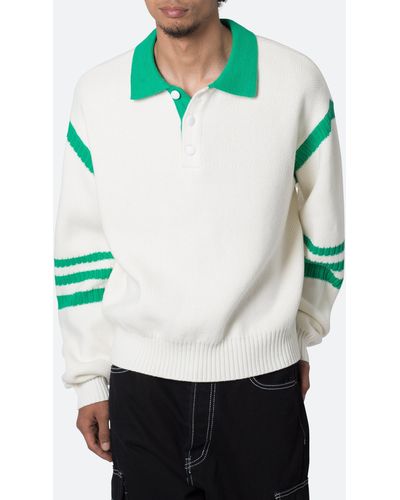 MNML Polo Sweater - White