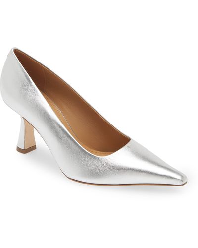 Aeyde Zandry Pointed Toe Pump - Brown