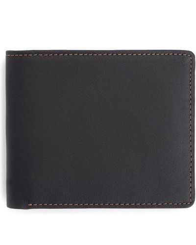 ROYCE New York Personalized Rfid Leather Trifold Wallet - Black