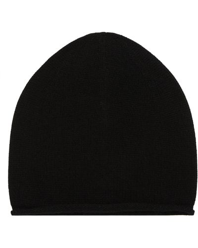 Vince Boiled Cashmere Chunky Knit Beanie - Black