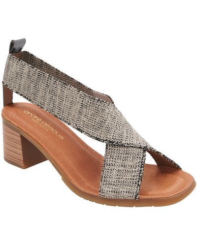 Andre Assous Naira Featherweights Sandal - Brown