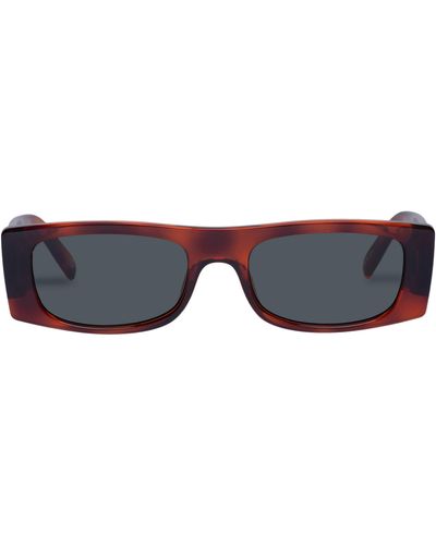 Le Specs Recovery 53mm Rectangle Sunglasses - Multicolor