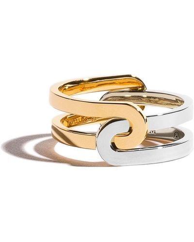 JEM Paris Étreintes Simple Bright Polish Ring - Metallic