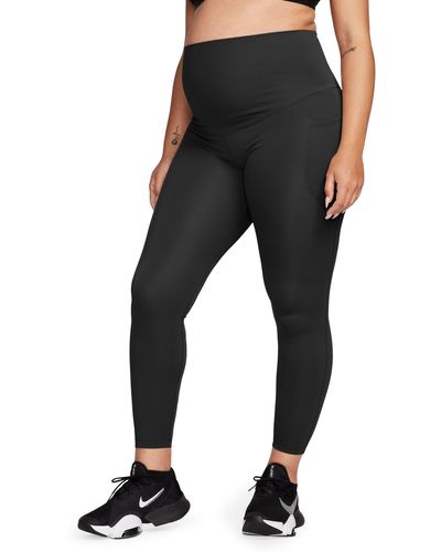 Nike Dri-fit High Waist 7/8 Pocket Maternity leggings - Black
