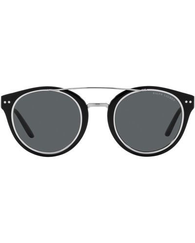 Ralph Lauren 49mm Round Sunglasses - Black