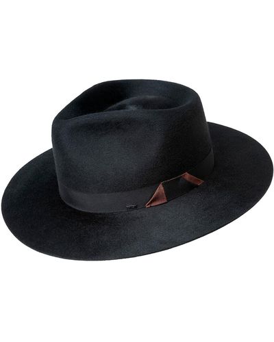 Bailey Trevel Wool Felt Fedora - Black