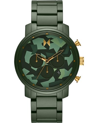 MVMT Camo Chronograph Bracelet Watch - Green
