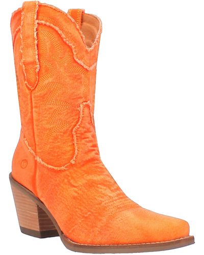 Dingo Y'all Need Dolly Western Boot - Orange