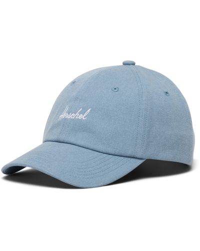 Herschel Supply Co. Sylas Stonewash Cotton Twill Baseball Cap - Blue