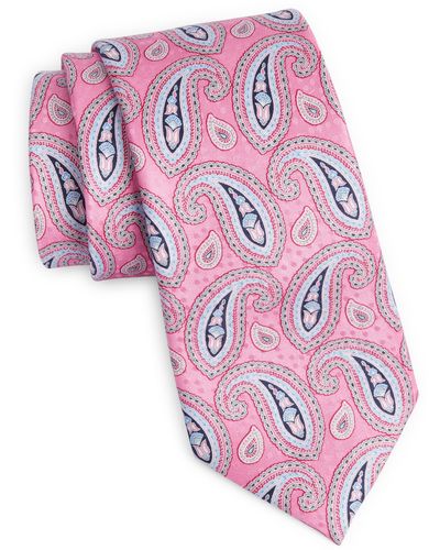 Nordstrom Paisley Silk Tie - Pink