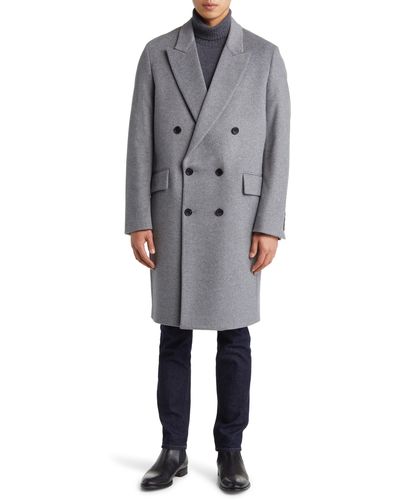 Cardinal Of Canada Thomas Wool & Cashmere Over Coat - Gray