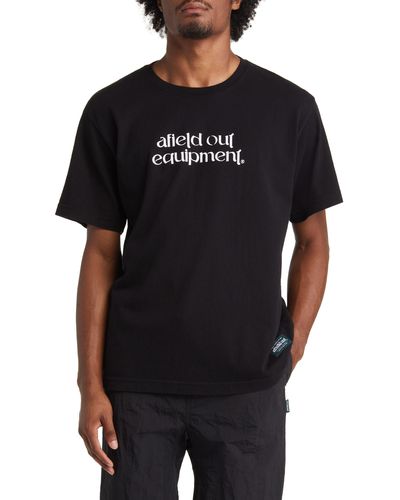Afield Out Equipment Graphic T-shirt - Black