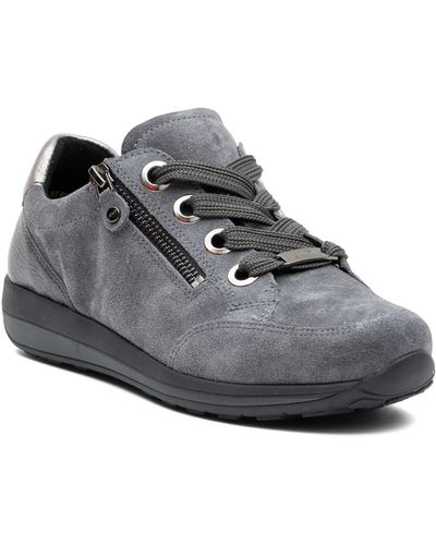 Ara Ollie Lace-up Sneaker - Gray