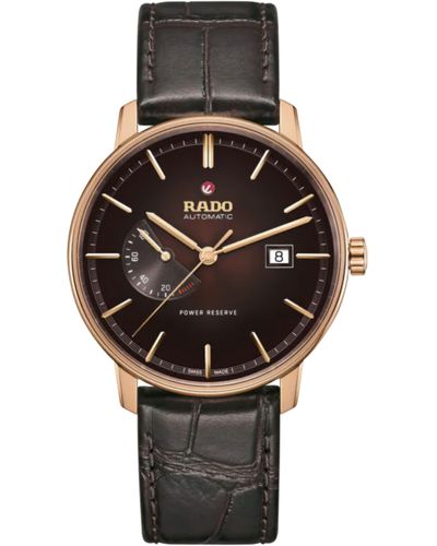 Rado Coupole Automatic Power Reserve Bracelet Watch - Black