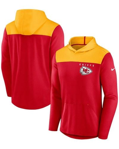 Men's Nike Red Tampa Bay Buccaneers Fan Gear Primary Logo Therma Performance Pullover Hoodie Size: Medium