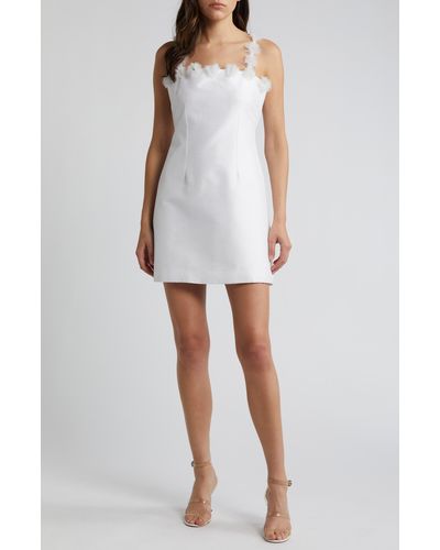 Likely Luza Mini Cocktail Dress - White